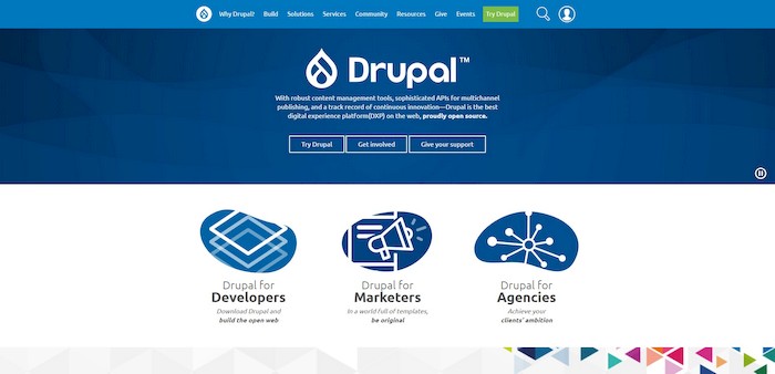Главная страница Drupal