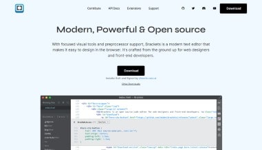 Brackets — редактор для работы с HTML, CSS и JavaScript