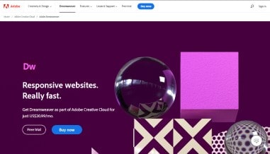 Dreamweaver — визуальный HTML-редактор от Adobe