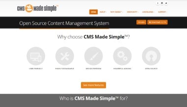 CMS Made Simple (CMSMS) – CMS для полудинамических сайтов 