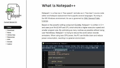Notepad++ — продвинутый блокнот с подсветкой синтаксиса