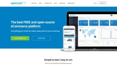 OpenCart – лучшая бесплатная E-commerce платформа